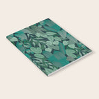 Tropical Jungle Garden Leaves {Jade} Notebook Gallery Image 2