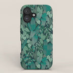 Tropical Jungle Garden Leaves {Jade} iPhone Case Gallery Image 1