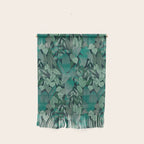 Tropical Jungle Garden Leaves {Jade} Wall Hanging Gallery Image 1