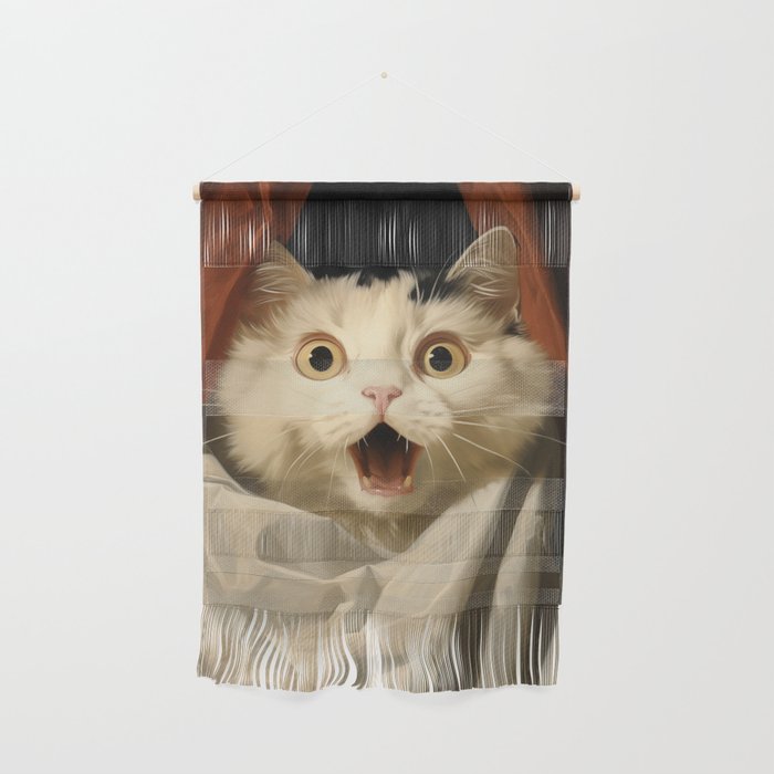 Shocked Cat V Wall Hanging Gallery Image 1