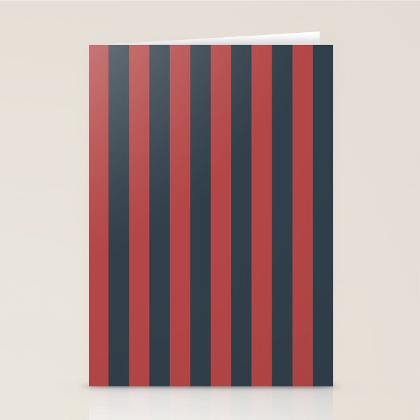 Stratified Sea Stripes Stationery Card Gallery Image 1