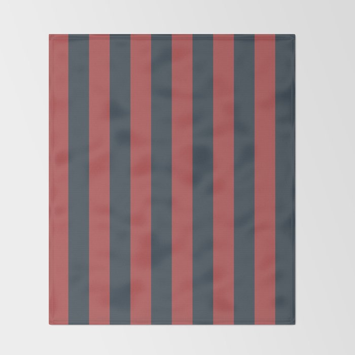 Stratified Sea Stripes Throw Blanket Gallery Image 2