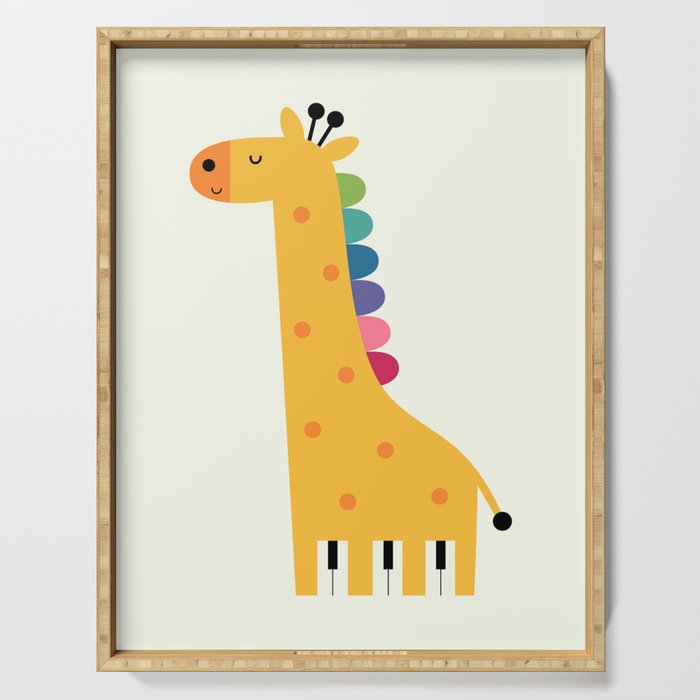 Giraffe Piano Serving Tray Gallery Image 1