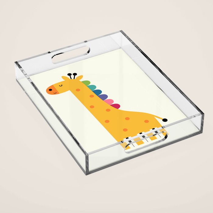 Giraffe Piano Acrylic Tray Gallery Image 1
