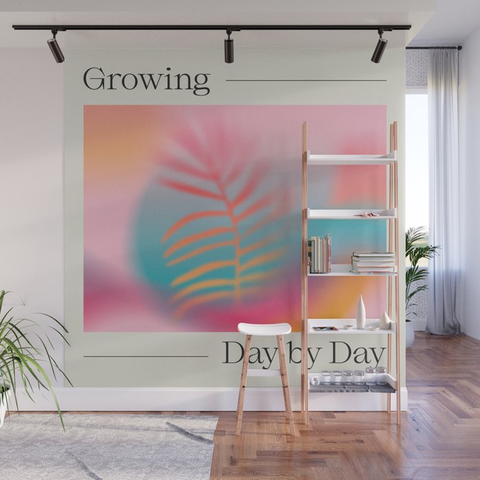 Growing, Day by Day Wall Mural Gallery Image 1