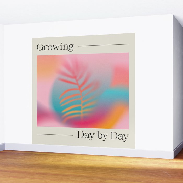 Growing, Day by Day Wall Mural Gallery Image 2