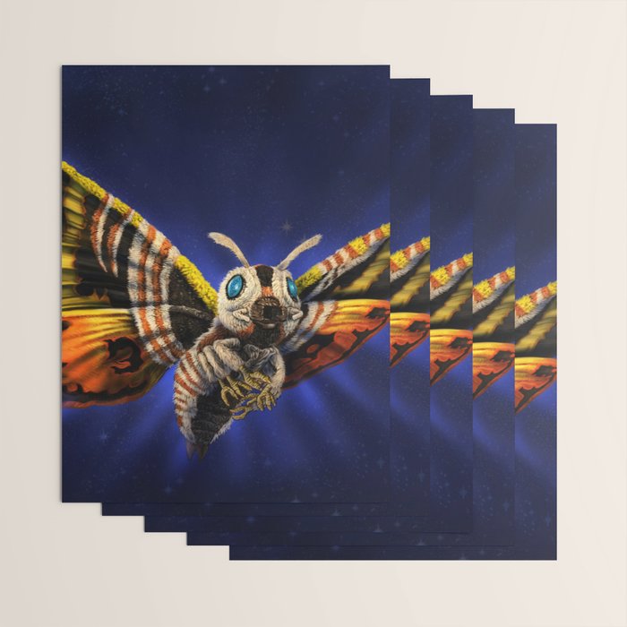 Mothra Queen of Monsters Wrapping Paper Gallery Image 3