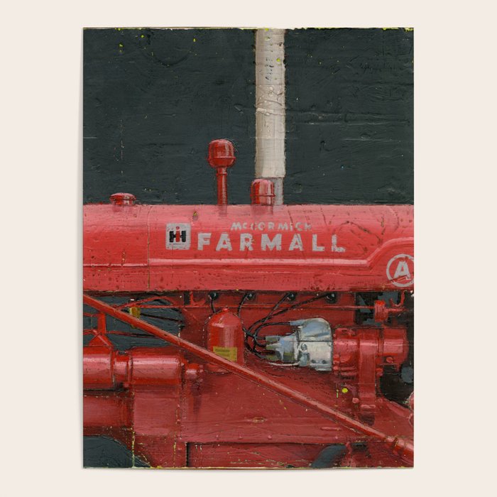 vintage IH farmall tractor series A Poster Gallery Image 1