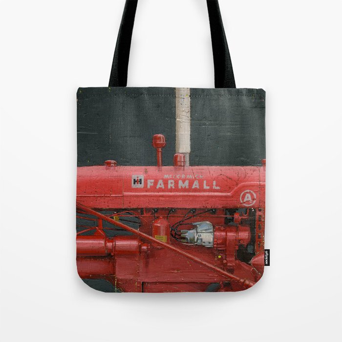 vintage IH farmall tractor series A Tote Bag Gallery Image 1