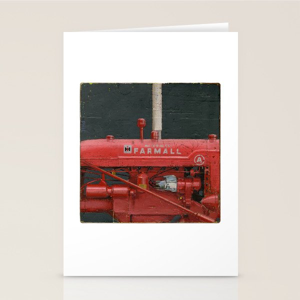 vintage IH farmall tractor series A Stationery Card Gallery Image 2