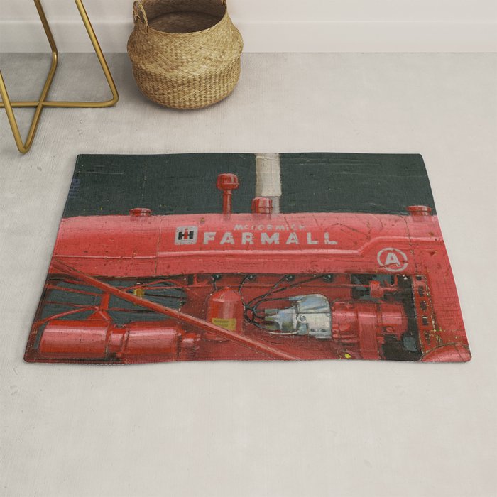 vintage IH farmall tractor series A Rug Gallery Image 1