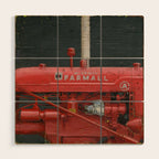 vintage IH farmall tractor series A Wood Wall Art Gallery Image 1