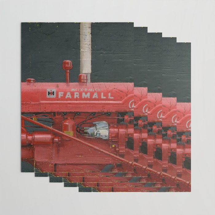 vintage IH farmall tractor series A Wrapping Paper Gallery Image 3