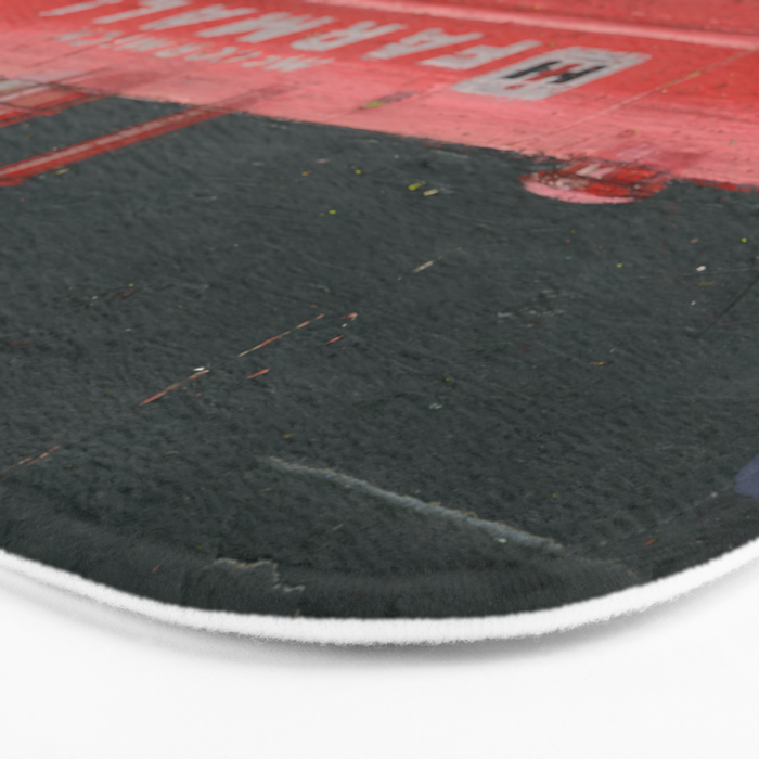 vintage IH farmall tractor series A Bath Mat Gallery Image 3