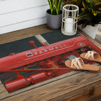 vintage IH farmall tractor series A Outdoor Rug Gallery Image 2