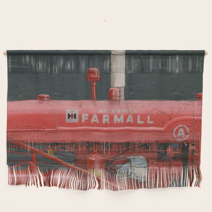 vintage IH farmall tractor series A Wall Hanging Gallery Image 1