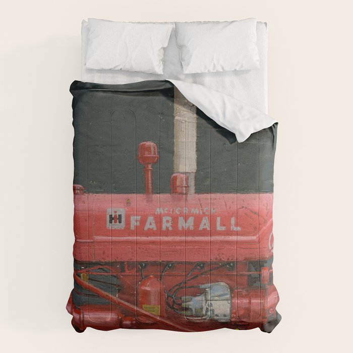vintage IH farmall tractor series A Comforter Gallery Image 6