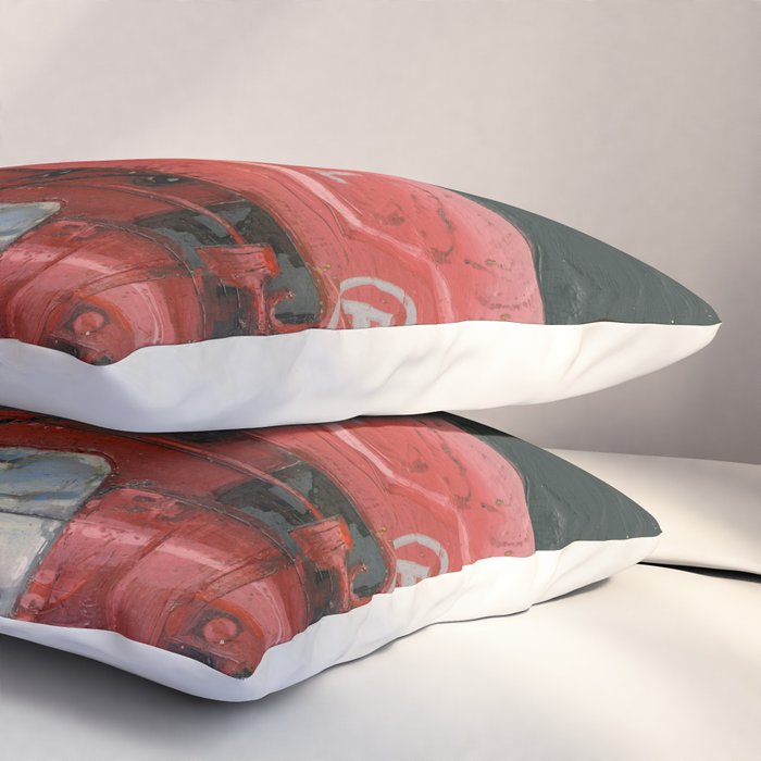 vintage IH farmall tractor series A Pillow Sham Gallery Image 3