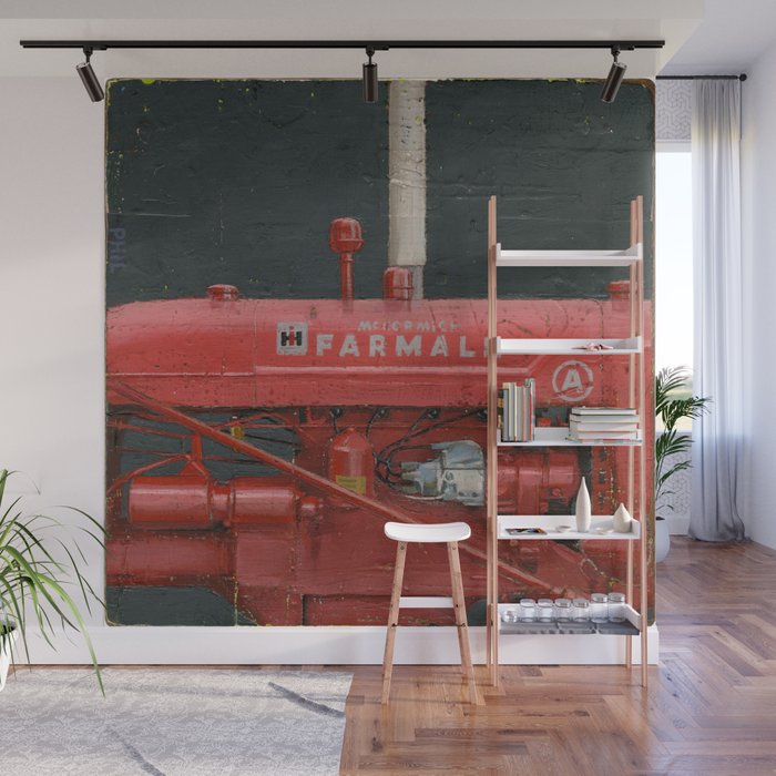 vintage IH farmall tractor series A Wall Mural