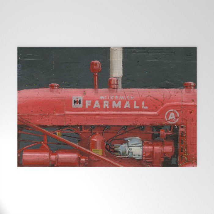vintage IH farmall tractor series A Welcome Mat Gallery Image 1