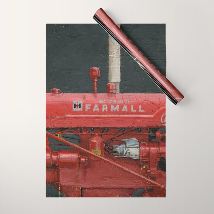 vintage IH farmall tractor series A Wrapping Paper