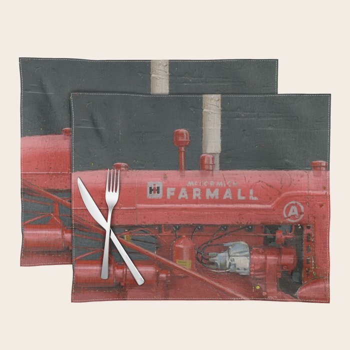 vintage IH farmall tractor series A Placemat Gallery Image 1