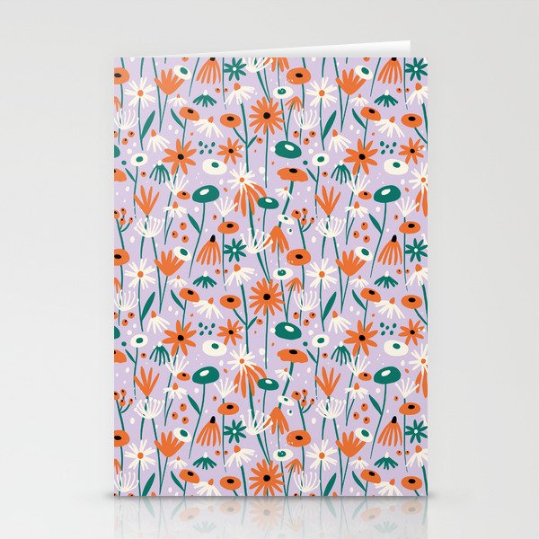 Lilac Wildflower Collection Stationery Card Gallery Image 2