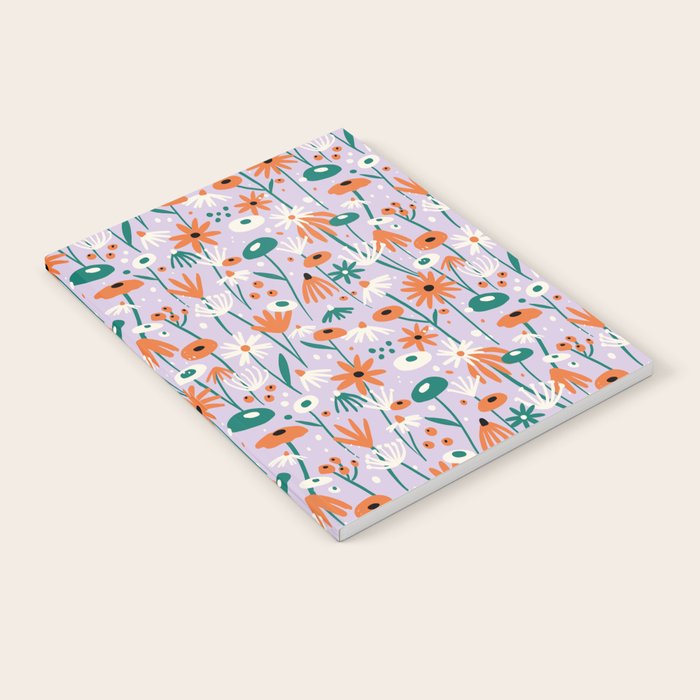 Lilac Wildflower Collection Notebook Gallery Image 2