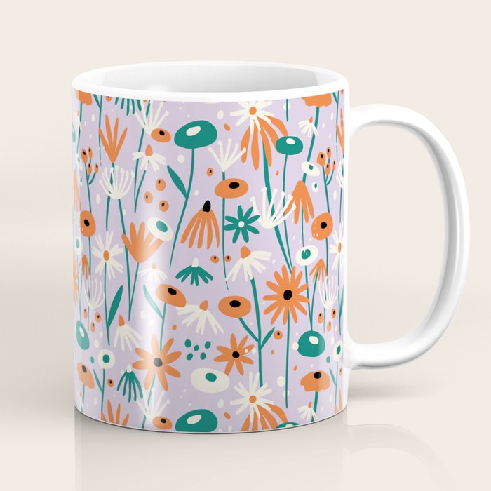 Lilac Wildflower Collection Coffee Mug Gallery Image 1