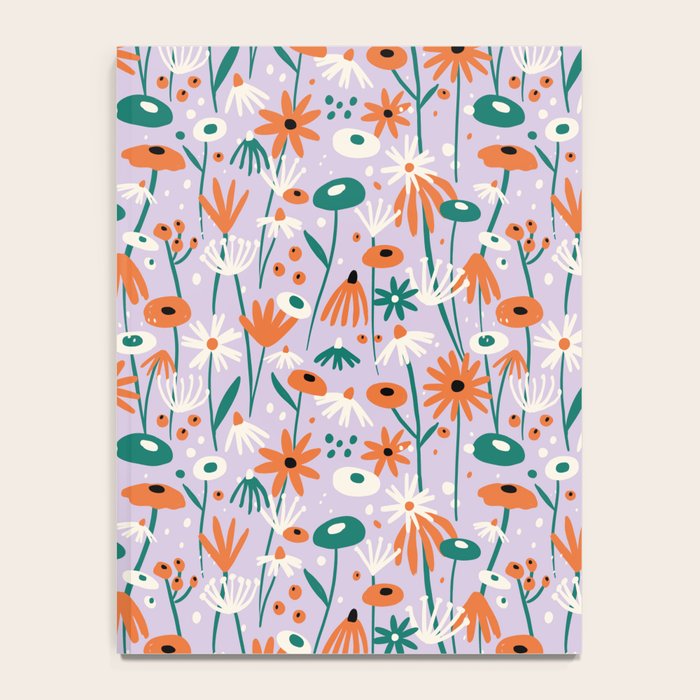 Lilac Wildflower Collection Notebook Gallery Image 4