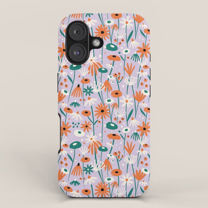 Lilac Wildflower Collection iPhone Case Gallery Image 1