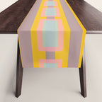 Yellow Geo Fun Table Runner Gallery Image 1