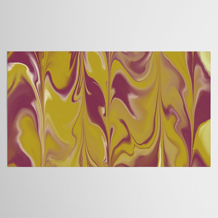 Berry Chartreuse Getgel Marble Tablecloth Gallery Image 2