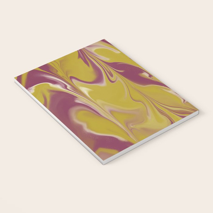 Berry Chartreuse Getgel Marble Notebook Gallery Image 3