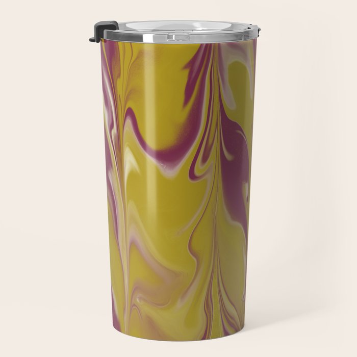 Berry Chartreuse Getgel Marble Travel Mug Gallery Image 3