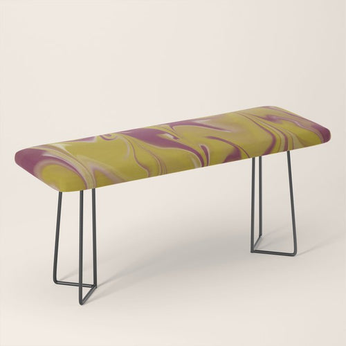Berry Chartreuse Getgel Marble Bench