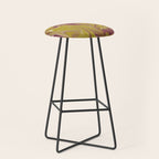 Berry Chartreuse Getgel Marble Stool Gallery Image 1