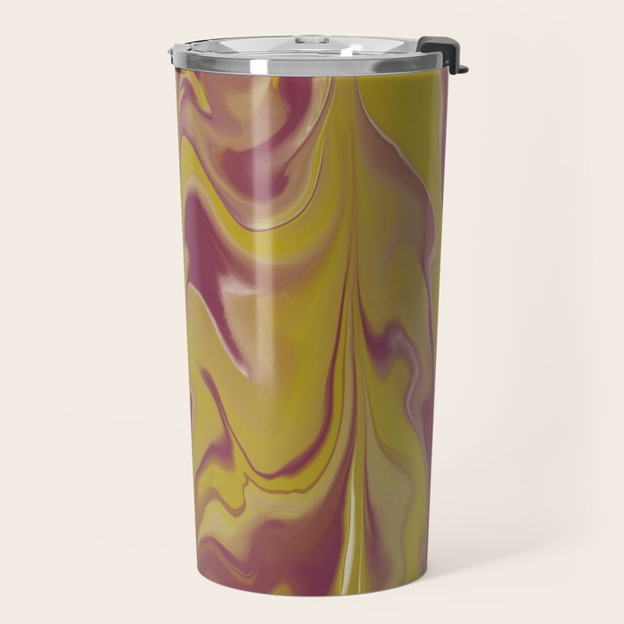 Berry Chartreuse Getgel Marble Travel Mug Gallery Image 2