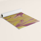 Berry Chartreuse Getgel Marble Yoga Mat Gallery Image 2