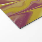 Berry Chartreuse Getgel Marble Welcome Mat Gallery Image 2