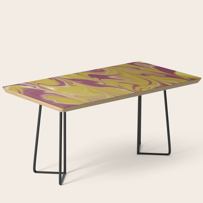 Berry Chartreuse Getgel Marble Coffee Table Gallery Image 1
