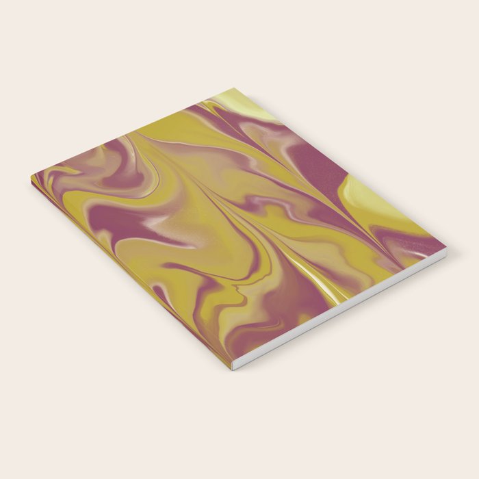 Berry Chartreuse Getgel Marble Notebook Gallery Image 2