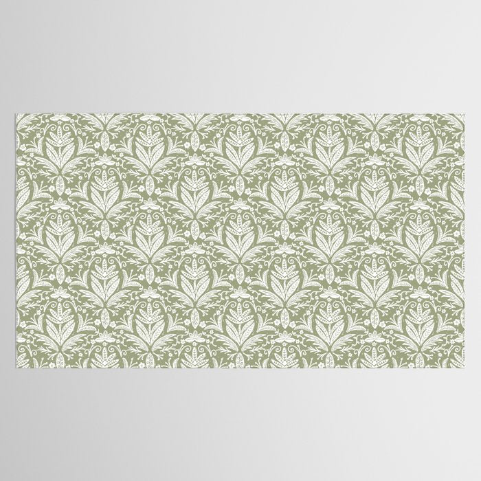 Tropical Paradise . Lush Green Tablecloth Gallery Image 2