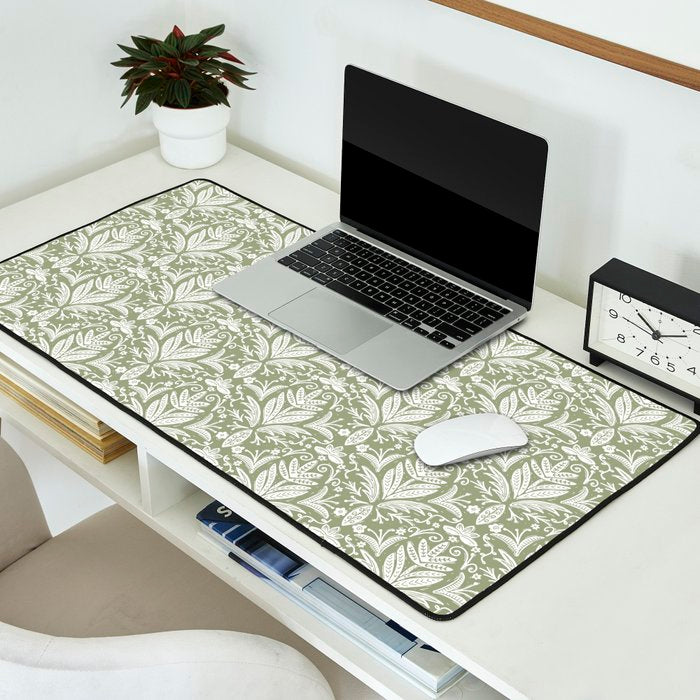 Tropical Paradise . Lush Green Desk Mat Gallery Image 2
