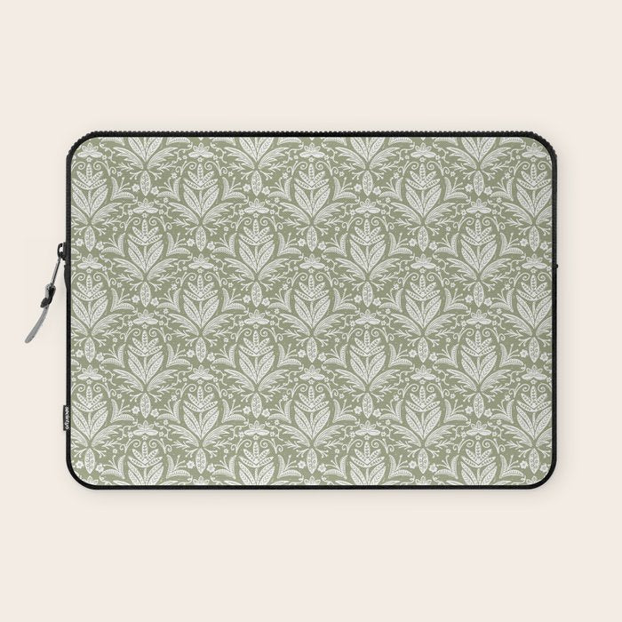 Tropical Paradise . Lush Green Laptop Sleeve Gallery Image 1
