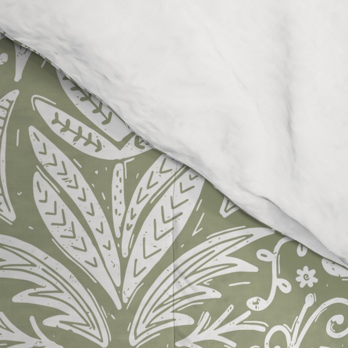 Tropical Paradise . Lush Green Comforter Gallery Image 4