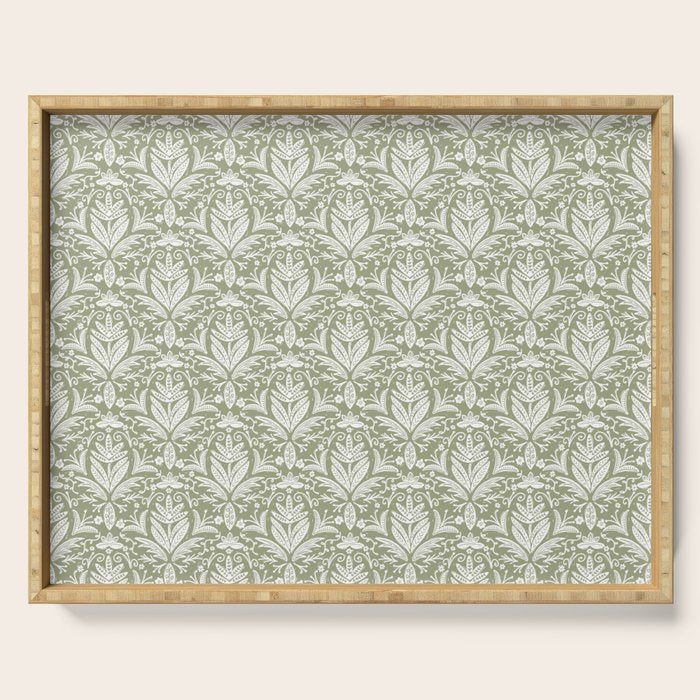 Tropical Paradise . Lush Green Serving Tray Gallery Image 1