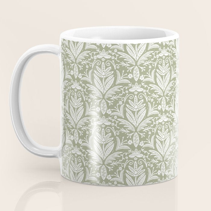 Tropical Paradise . Lush Green Coffee Mug Gallery Image 3