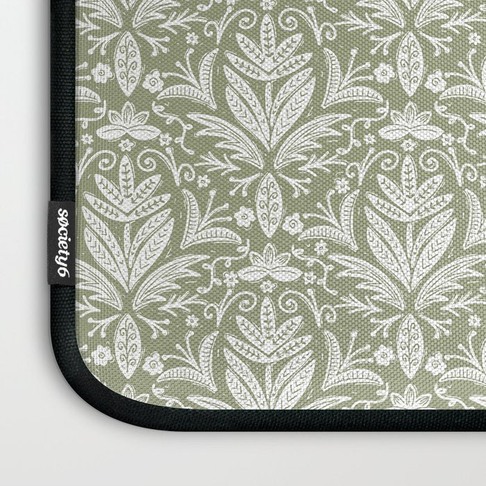 Tropical Paradise . Lush Green Laptop Sleeve Gallery Image 3