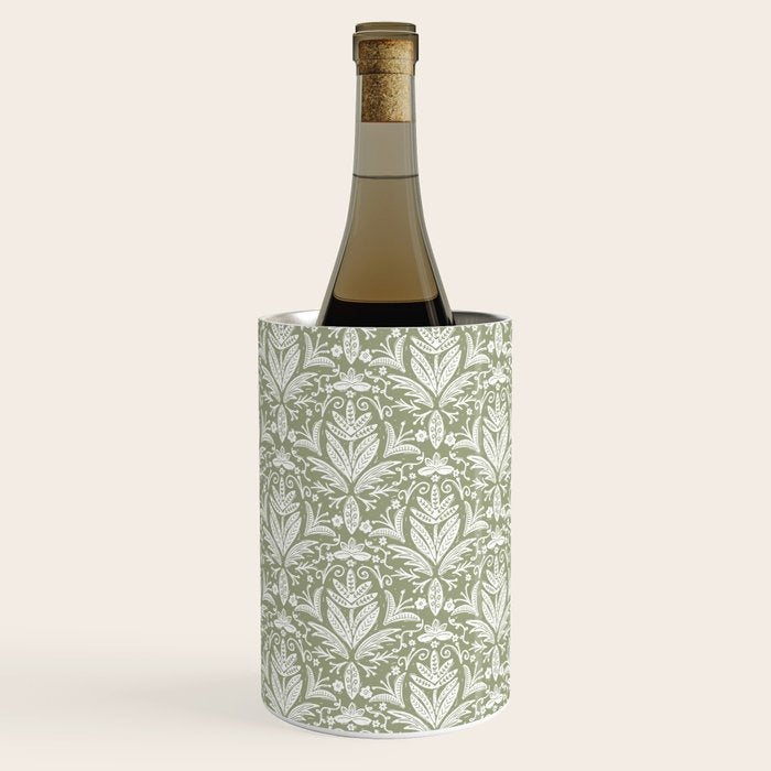 Tropical Paradise . Lush Green Wine Chiller Gallery Image 2